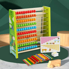 Numaratoare si Calendar din lemn pentru copii,2 în 1(MB-021) varsta 3 ani +