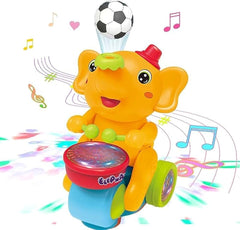 Jucărie Interactivă, Elefant cu Lumini şi Sunete, vârstă +3 ani, Cod: ELEFANT-001