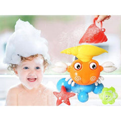 Jucarie de baie,Crab,Multicolor,varsta +18 luni,Cod:CB001
